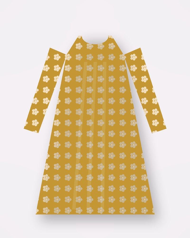 Everyday Mustard Abaya