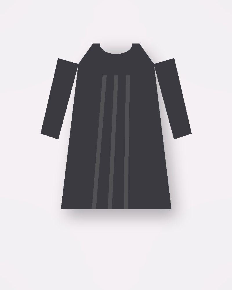 Minimal Charcoal Kurta