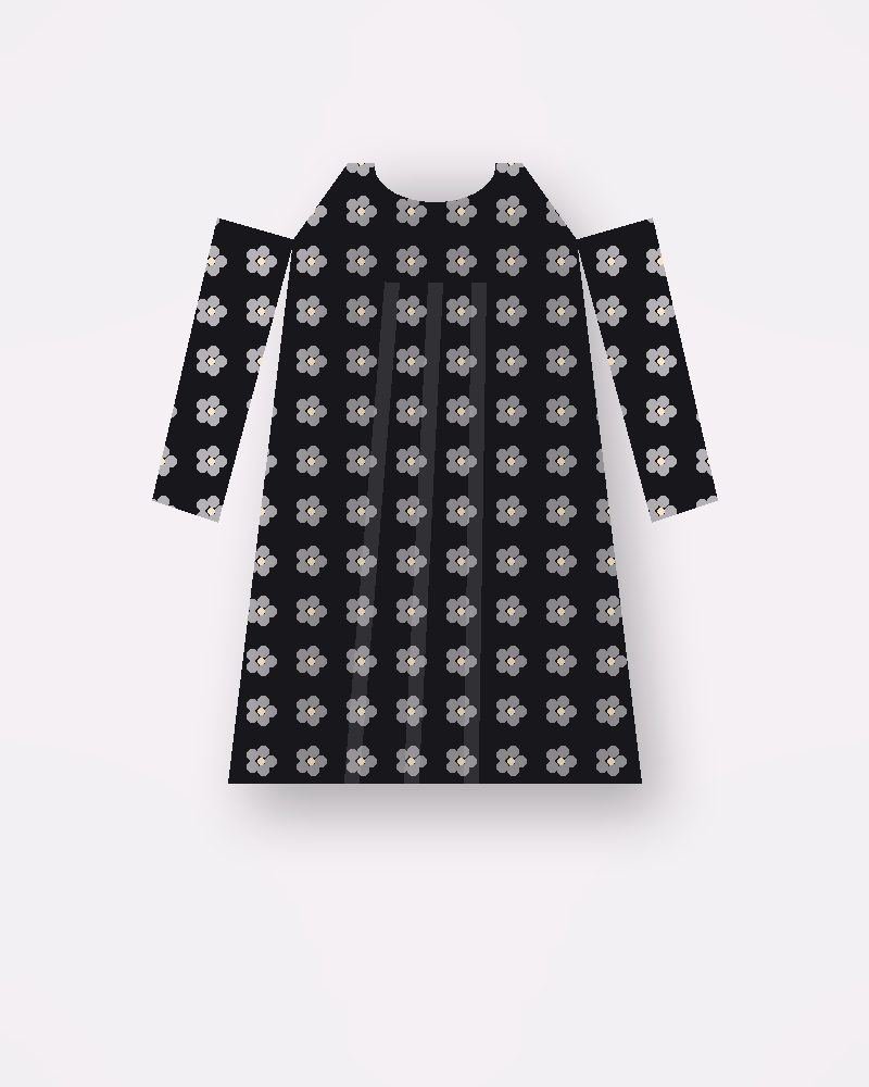 Festive Black Lawn 3-Piece