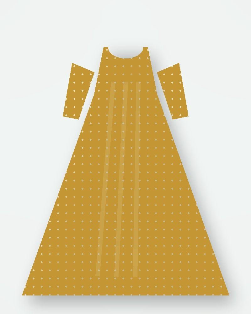 Festive Mustard Gown