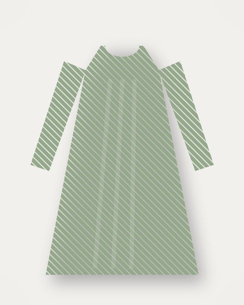 Festive Sage Abaya