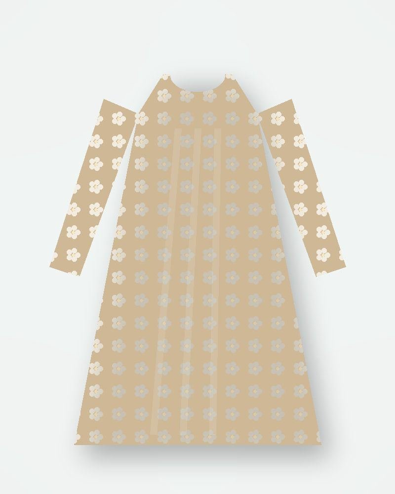 Luxe Beige Abaya